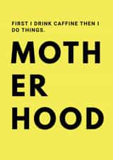 first drink New Baby Card 13397 created by Duper Cards