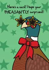 Pheasant suprise Card 37784 created by OhJaye