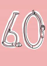 60 fun Birthday Card 25735 created by Sarah Ray