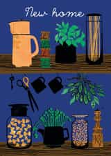 Plant Botanical New Home Card 15574 created by Holly Acland