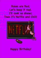 netflix funny Birthday Card 15554 created by RosesAreRude