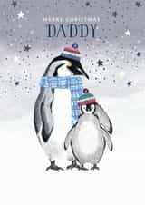 Daddy Penguin Christmas created by Louise Tiler