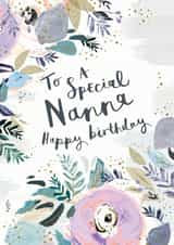 Pretty Birthday Card - Nanna - To A Special Nanna Happy Birthday created by Louise Tiler