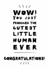 wow produced New Baby Card 10315 created by Hello Geronimo