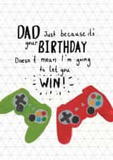 just because Birthday Card 14277 created by Pom Pom Party Cards