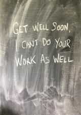 soon cant Get Well Card 15097 created by Hot Balloon Art