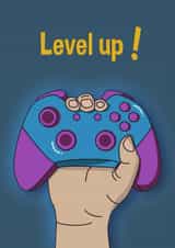 gamer videogame Congratulations Card 11006 created by Naughty Nature