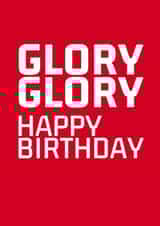glory manutd Birthday Card 15664 created by Step Far