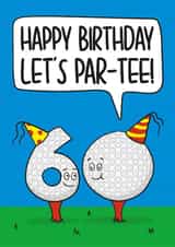 60th 60 Birthday Card 11352 created by TeePee Creations