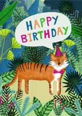 jungle child Birthday Card 14699 created by Late and Soon