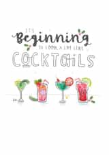 beginning look Christmas Card 11065 created by Blue Kiwi Design