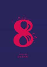 8 eight Birthday Card 14754 created by Inkwells Creations