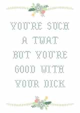 rude naughty Anniversary Card 7721 created by Em Eato