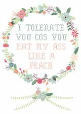 rude ass Anniversary Card 29874 created by Em Eato