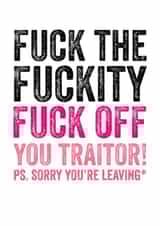 fuck fuckity New Job Card 3593 created by Do You Punctuate?