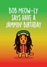 bob marley Birthday Card 8608 created by Thirty Mussels