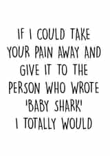 If I could take your pain away card created by Pack a Punch Designs