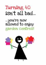 turning 40 Birthday Card 13885 created by Claire.Made.This