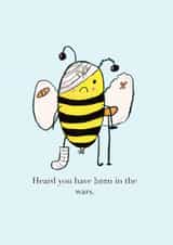 bee wars Get Well Card 11980 created by SootysSweetScribbles