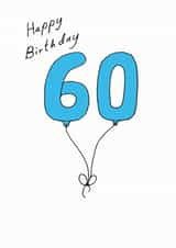 60 sixty Birthday Card 7039 created by A Ray of Sunshine Cards