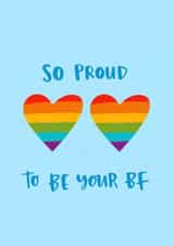 LGBTQ+ Gay Pride Love Valentine's Anniversary Card created by Lucy Maggie Designs