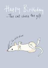 happy cat Birthday Card 40035 created by Blood Bath Cards