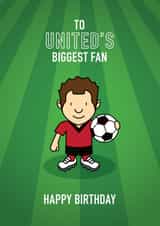 Football Soccer Birthday Card 15095 created by Little Monsters