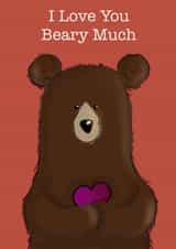 Bear heart Anniversary Card 11983 created by SootysSweetScribbles