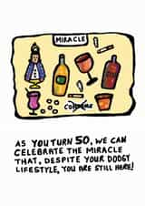 turn 50 Birthday Card 15767 created by SirenSeventyOne