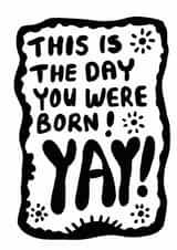 born today Birthday Card 15768 created by SirenSeventyOne