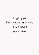 funny pale Love & Friendship Card 14440 created by Ooh I Like That Design