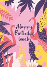 happy lovely Birthday Card 40081 created by Jules O'Connor