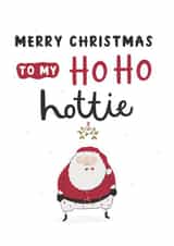 Funny Christmas Card for Significant Other - Ho Ho Hottie created by Abbie Imagine