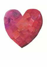 love heart Card 24675 created by Libby Bothway