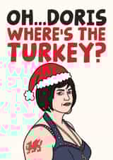Nessa Gavin and Stacey Christmas Card - Oh...Doris Where's The Turkey? created by Studio Doodles
