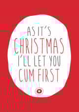 adult rude Christmas Card 15304 created by Dirty Girtie