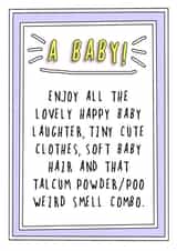 baby birth New Baby Card 7539 created by Go La La!