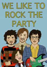 flight of the conchords we Birthday Card 15787 created by Lizzy B Draws.