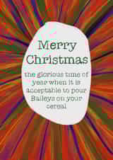 merry booze Christmas Card 10768 created by Lyndsey Jade