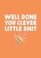 Well done you clever congratulations card created by Studio Doodles
