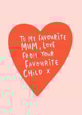 fave favourite Mothers Day Card 6263 created by Lucy Maggie Designs