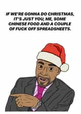 alan johnson Christmas Card 37211 created by Pedges Houseboat