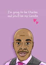 charles camilla Valentines Day Card 37214 created by Pedges Houseboat