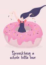sprinkling sprinkles Love & Friendship Card 15774 created by Jules O'Connor