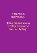run running Congratulations Card 36798 created by Running Cards UK