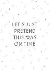 late birthday Card 26484 created by Sonia Nicolson