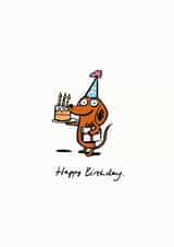 illustration funny Birthday Card 9556 created by Cardinky