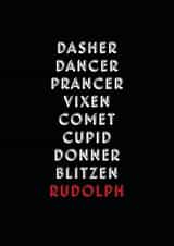 christmas rudolph Card 26489 created by Sonia Nicolson