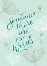 Modern/contemporary typography inspired Sympathy card created by Laura Darrington Design Ltd.