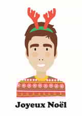 Joyeux noel - Christa Card created by Studio Boketto